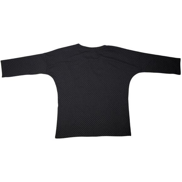 Poools Polka Dot 3/4 Sleeve Scoop Neck Top 38 NWT - Picture 5 of 10